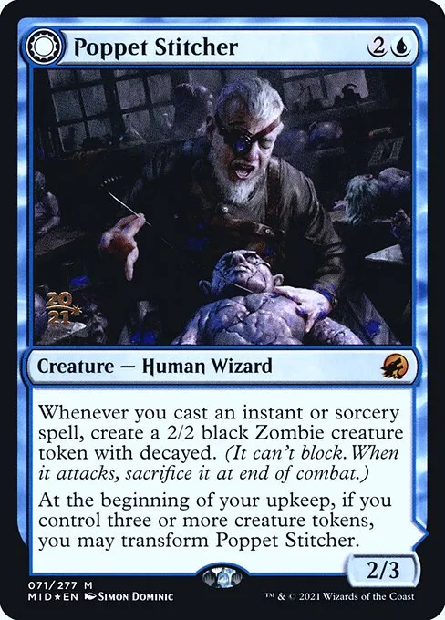 Poppet Stitcher // Poppet Factory · Innistrad: Midnight Hunt Promos 71s/155