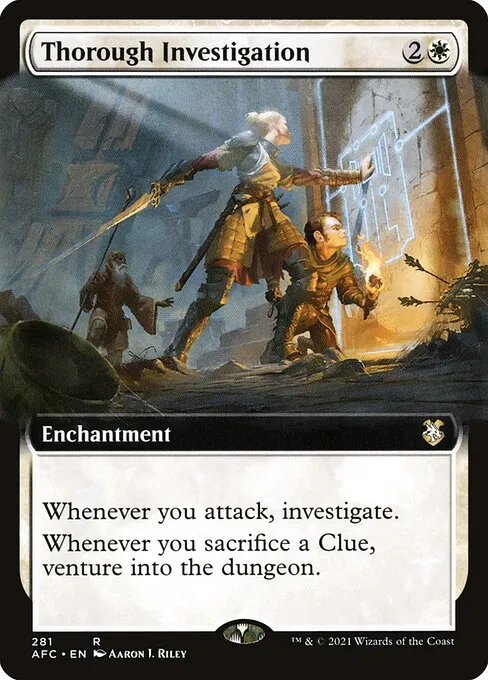 Thorough Investigation · Forgotten Realms Commander 281/331