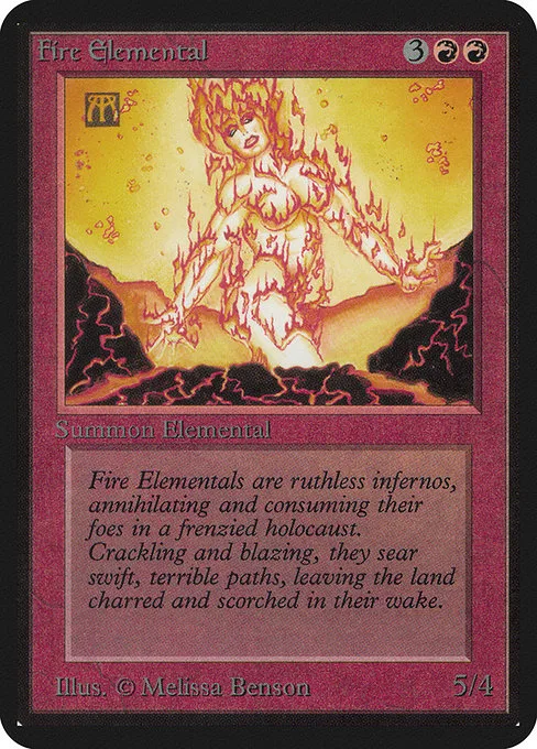 Fire Elemental · Limited Edition Alpha 148/295