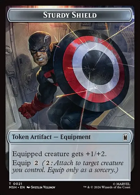 Sturdy Shield · Marvel Super Heroes Tokens 21