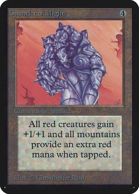Gauntlet of Might · Limited Edition Alpha 244/295