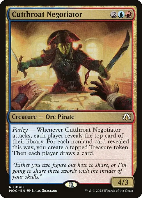 Cutthroat Negotiator · March of the Machine Commander 40/450