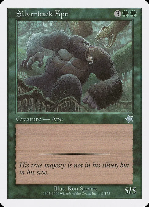 Silverback Ape · Starter 1999 141/173