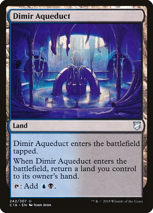 Dimir Aqueduct · Commander 2018 242/307