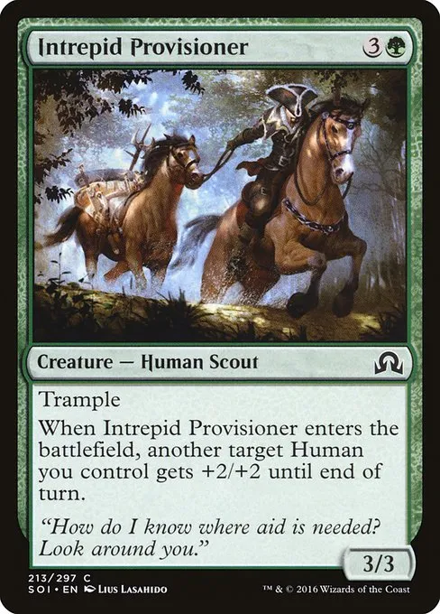 Intrepid Provisioner · Shadows over Innistrad 213/302