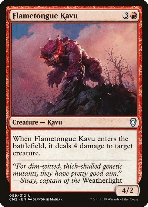 Flametongue Kavu · Commander Anthology Volume II 99/312