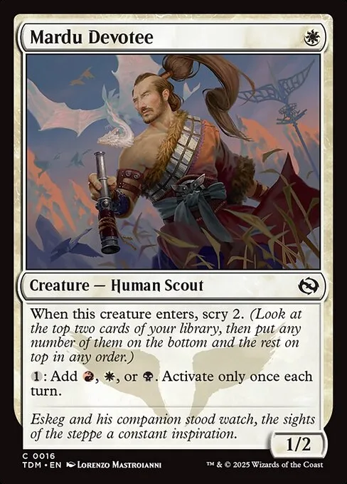 Mardu Devotee · Tarkir: Dragonstorm 16/427