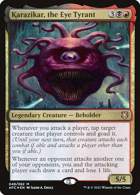 Karazikar, the Eye Tyrant · Forgotten Realms Commander 49/331