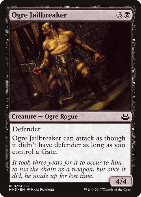Ogre Jailbreaker · Modern Masters 2017 80/249