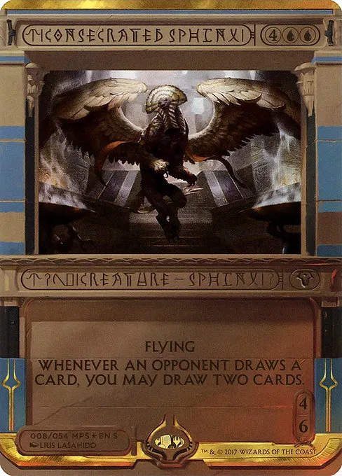 Consecrated Sphinx · Amonkhet Invocations 8/54
