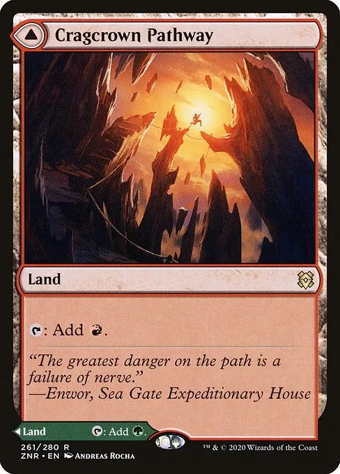 Cragcrown Pathway // Timbercrown Pathway · Zendikar Rising 261/407