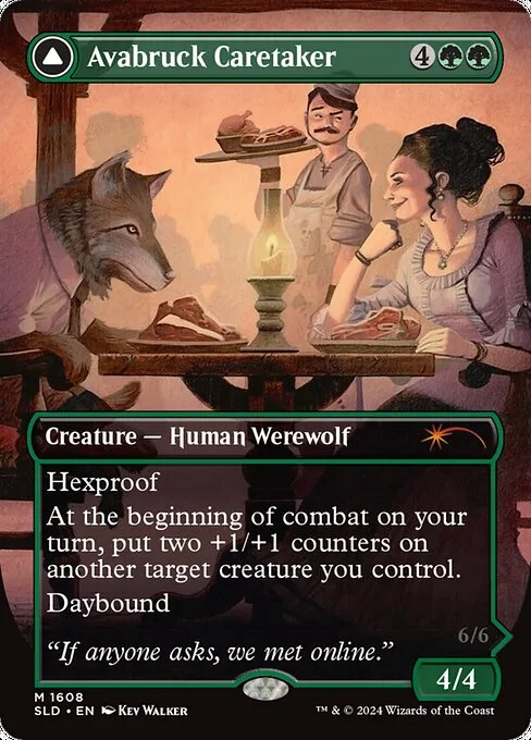 Avabruck Caretaker // Hollowhenge Huntmaster · Secret Lair Drop 1608/2547