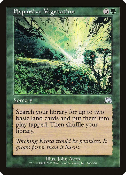 Explosive Vegetation · Onslaught 263/351