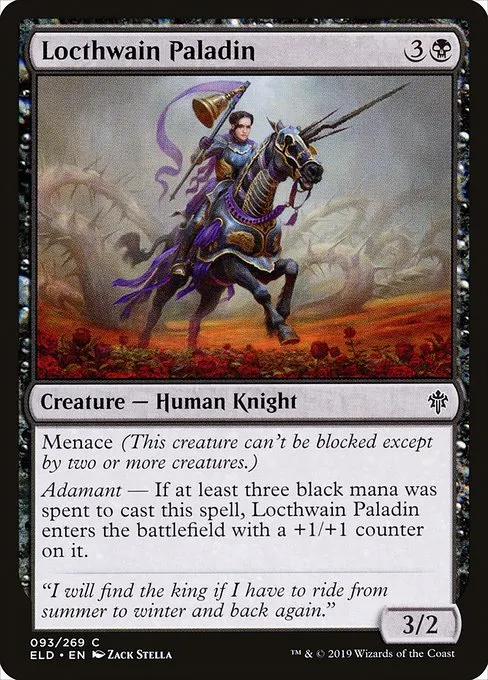 Locthwain Paladin · Throne of Eldraine 93/398