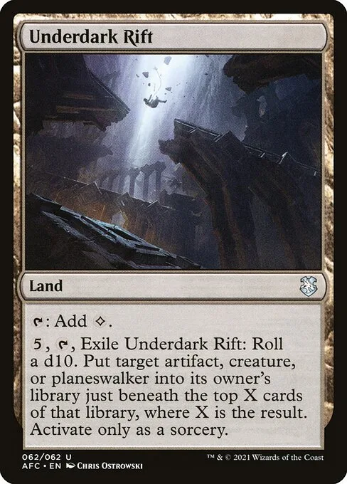 Underdark Rift · Forgotten Realms Commander 62/331