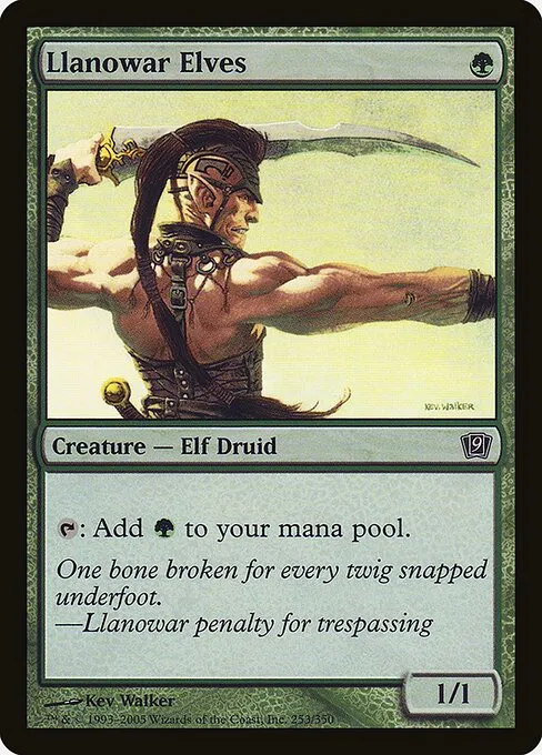 Llanowar Elves · Ninth Edition 253★/710
