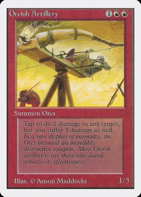Orcish Artillery · Unlimited Edition 166/302