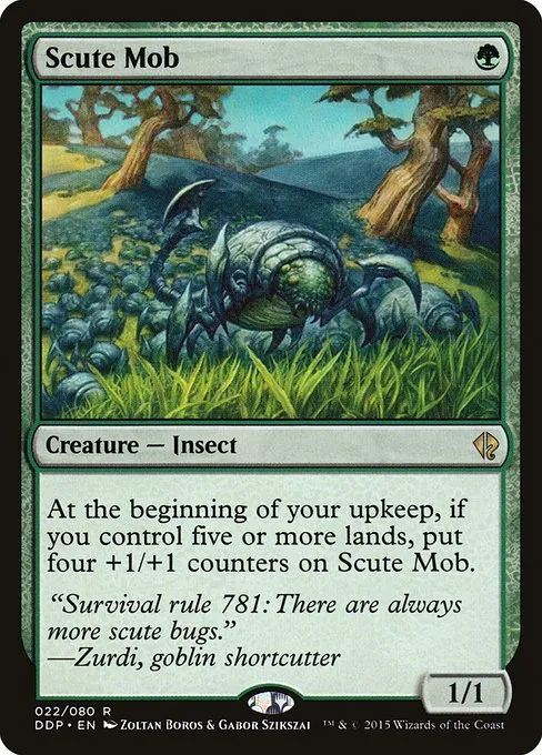 Scute Mob · Duel Decks: Zendikar vs. Eldrazi 22/80