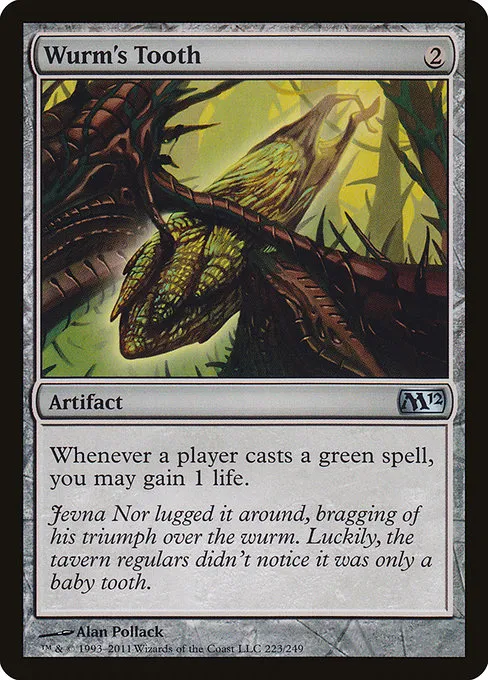 Wurm's Tooth · Magic 2012 223/249