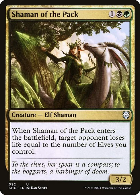 Shaman of the Pack · Kaldheim Commander 92/119