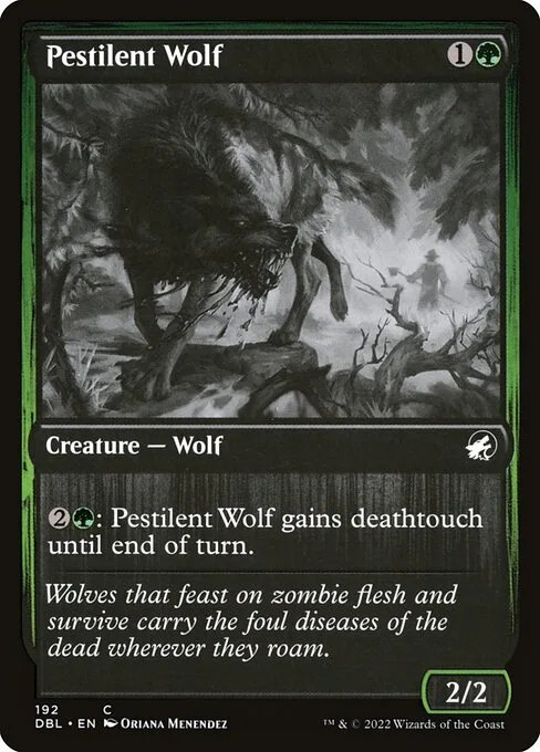 Pestilent Wolf · Innistrad: Double Feature 192/535