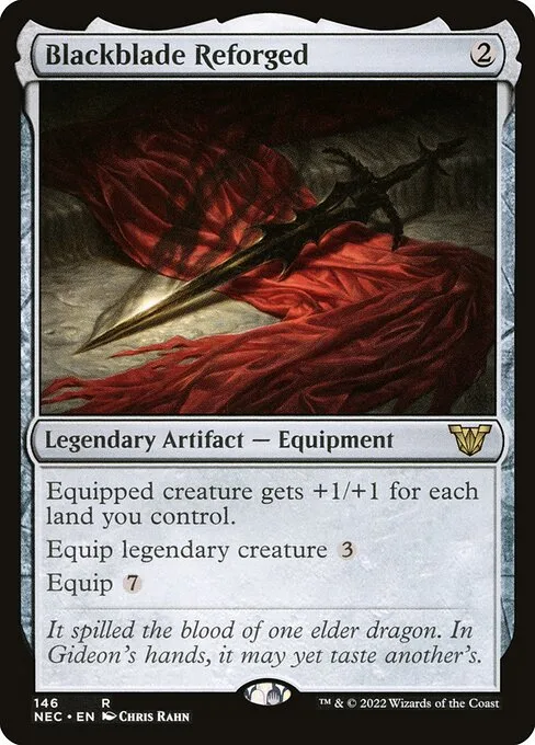 Blackblade Reforged · Neon Dynasty Commander 146/179
