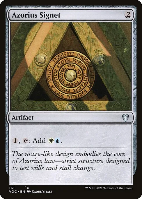 Azorius Signet · Crimson Vow Commander 161/188