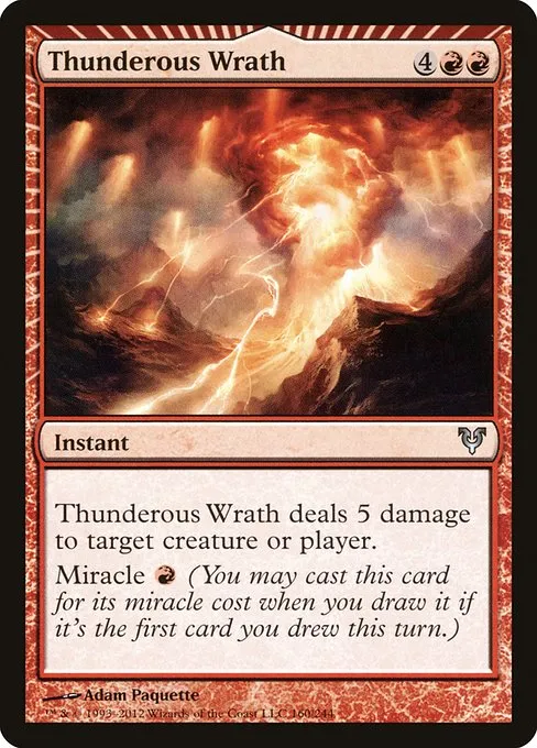 Thunderous Wrath · Avacyn Restored 160/244