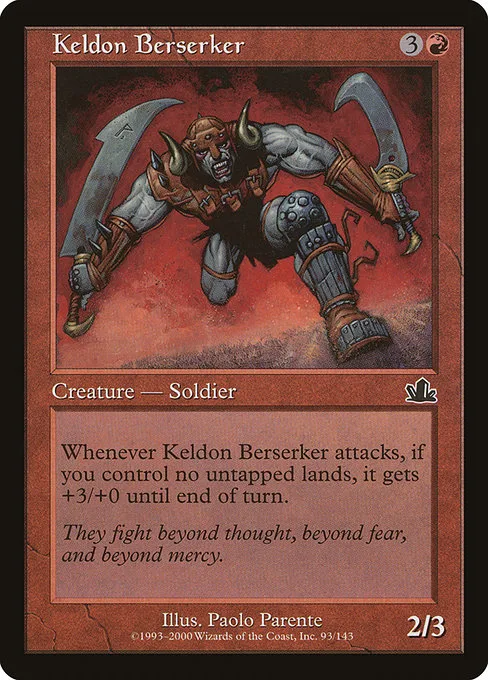 Keldon Berserker · Prophecy 93/144