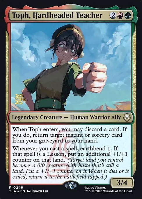 Toph, Hardheaded Teacher · Avatar: The Last Airbender Promos 246s/80
