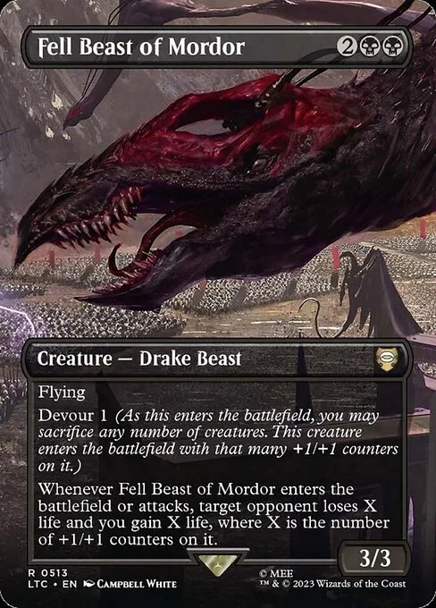 Fell Beast of Mordor · Tales of Middle-earth Commander 513/591