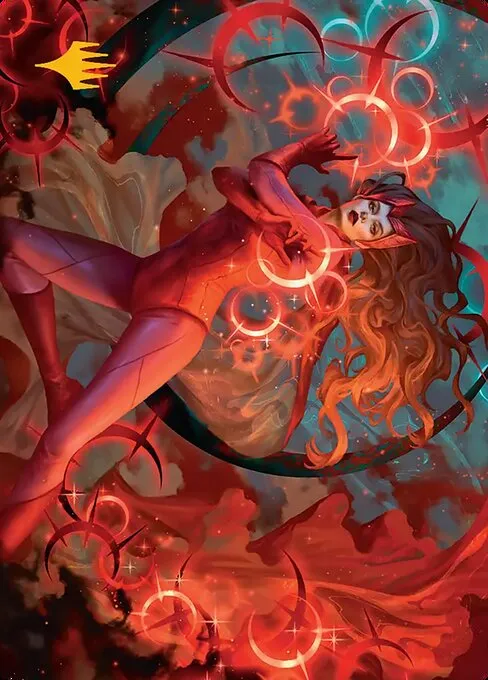 Scarlet Witch, Chaotic Avenger // Scarlet Witch, Chaotic Avenger · Marvel Super Heroes Art Series 38/66