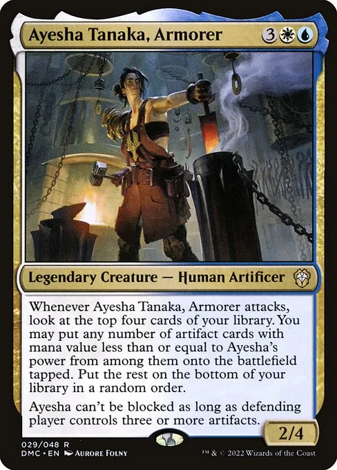 Ayesha Tanaka, Armorer · Dominaria United Commander 29/240