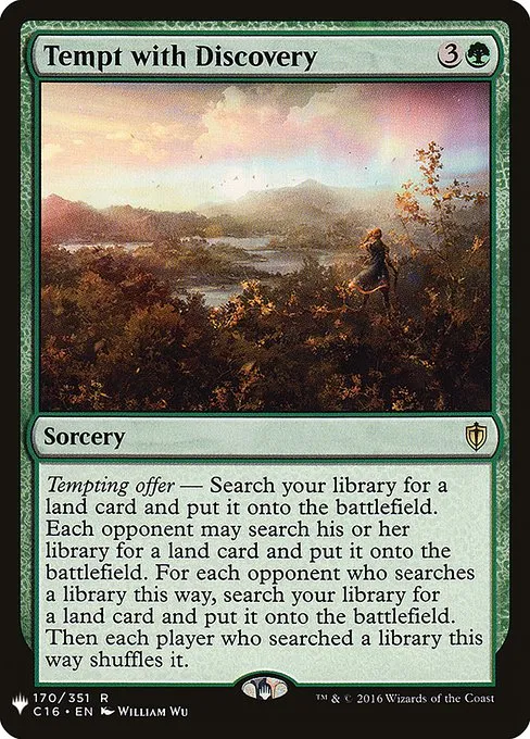 Tempt with Discovery · The List C16-170/5050