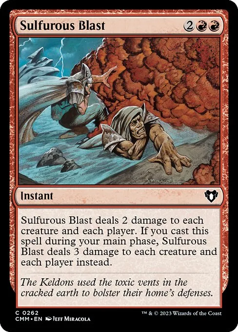 Sulfurous Blast · Commander Masters 262/1067