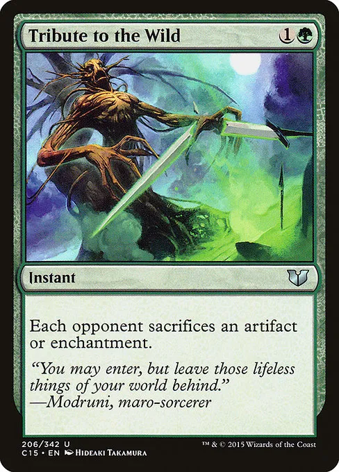 Tribute to the Wild · Commander 2015 206/342