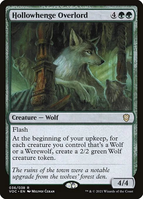 Hollowhenge Overlord · Crimson Vow Commander 36/188