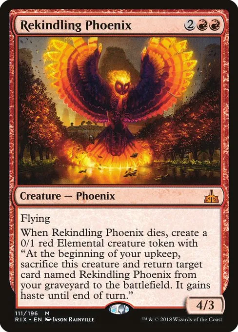Rekindling Phoenix · Rivals of Ixalan 111/205