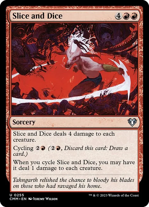Slice and Dice · Commander Masters 255/1067
