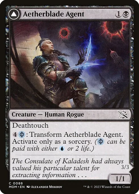 Aetherblade Agent // Gitaxian Mindstinger · March of the Machine 88/387