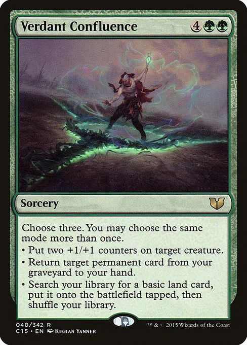 Verdant Confluence · Commander 2015 40/342