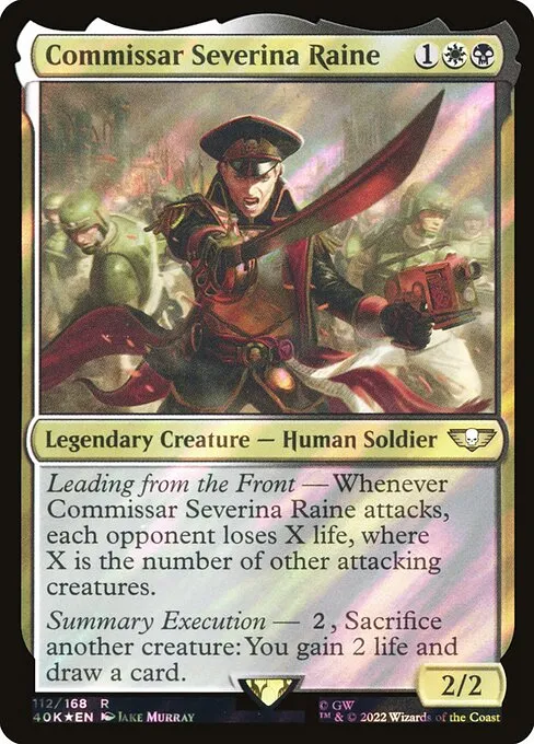 Commissar Severina Raine · Warhammer 40,000 Commander 112★/617
