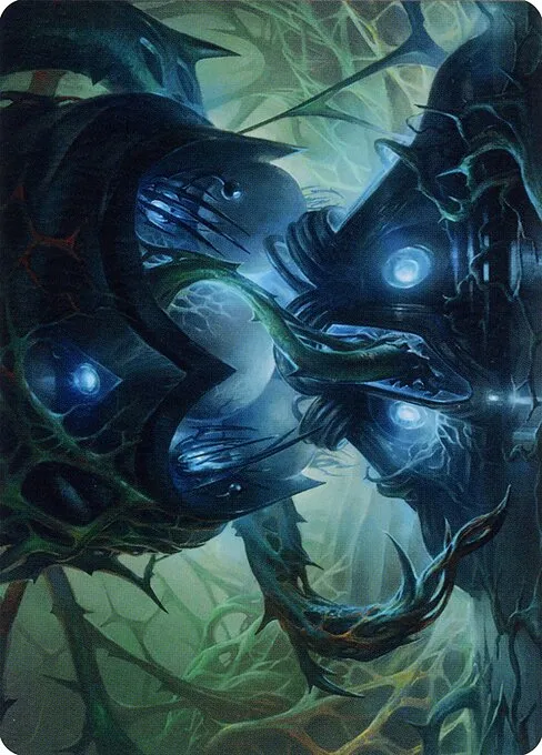 Expand the Sphere // Expand the Sphere · Phyrexia: All Will Be One Art Series 38/81