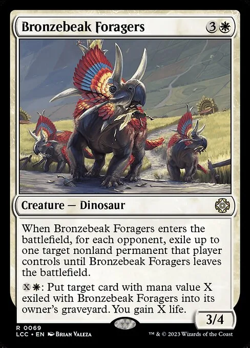 Bronzebeak Foragers · The Lost Caverns of Ixalan Commander 69/370