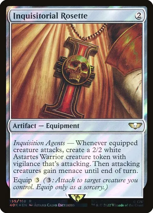 Inquisitorial Rosette · Warhammer 40,000 Commander 159★/617