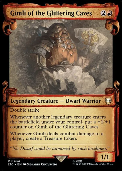 Gimli of the Glittering Caves · Tales of Middle-earth Commander 434/591