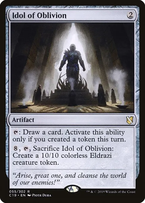 Idol of Oblivion · Commander 2019 55/302