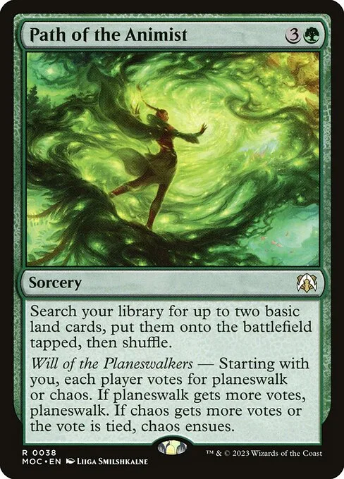 Path of the Animist · March of the Machine Commander 38/450