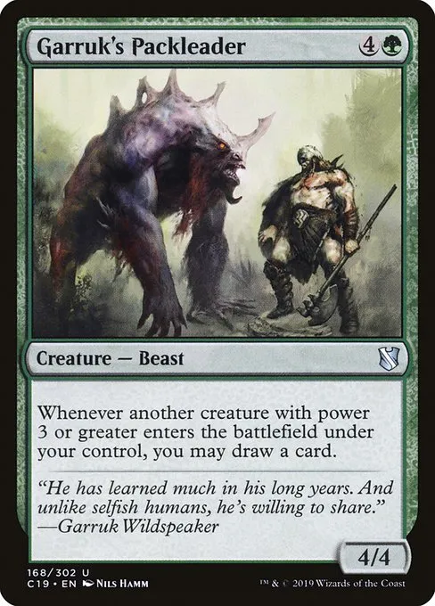 Garruk's Packleader · Commander 2019 168/302