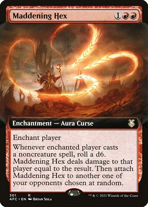 Maddening Hex · Forgotten Realms Commander 301/331